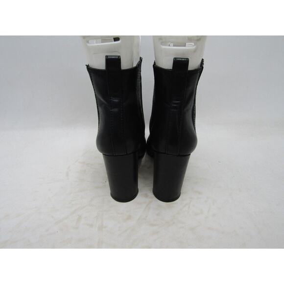 Vince Camuto Women Size 7 M Black Leather Ankle Fashion Boots Bootie - Picture 7 of 11